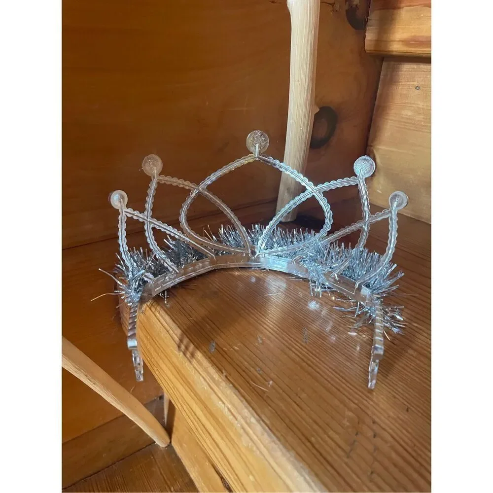 Tiara Plastic Princess Fancy Dress Halloween Adult Costume Accessory